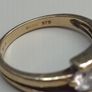Vintage 9ct Gold Solitaire Ring Fully Hallmarked Dublin Size 51.5 Image 8