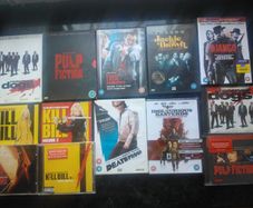 Quentin Tarantino Dvd Collection Bundle Pulp Fiction Kill Bill Jackie Brown Hateeful Eight Etc