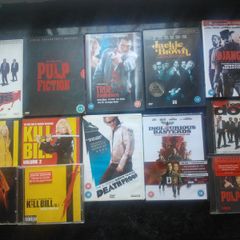 Quentin Tarantino Dvd Collection Bundle Pulp Fiction Kill Bill Jackie Brown Hateeful Eight Etc