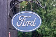 ford hanging  cast iron sign
