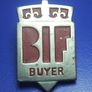 British Industries Fair (BIF) - registered trade Buyer's badge (1950's) Image 2