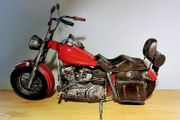 Vintage Harley Davidson metal model