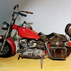 Vintage Harley Davidson metal model