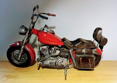 Vintage Harley Davidson metal model