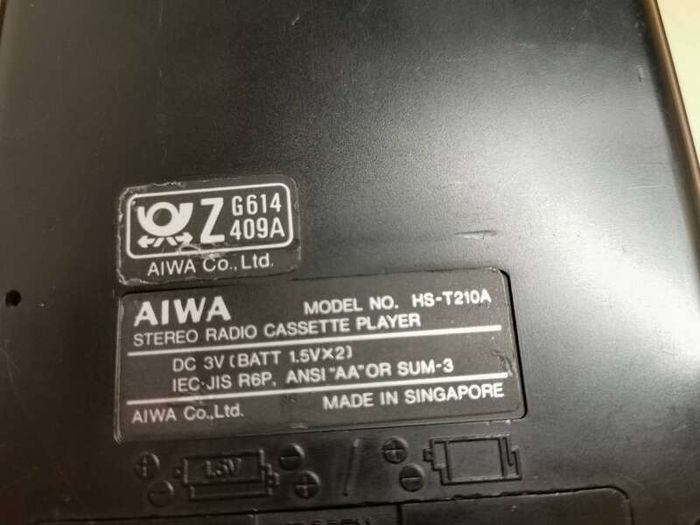 AIWA HS-T210A Walkman Cassette Player