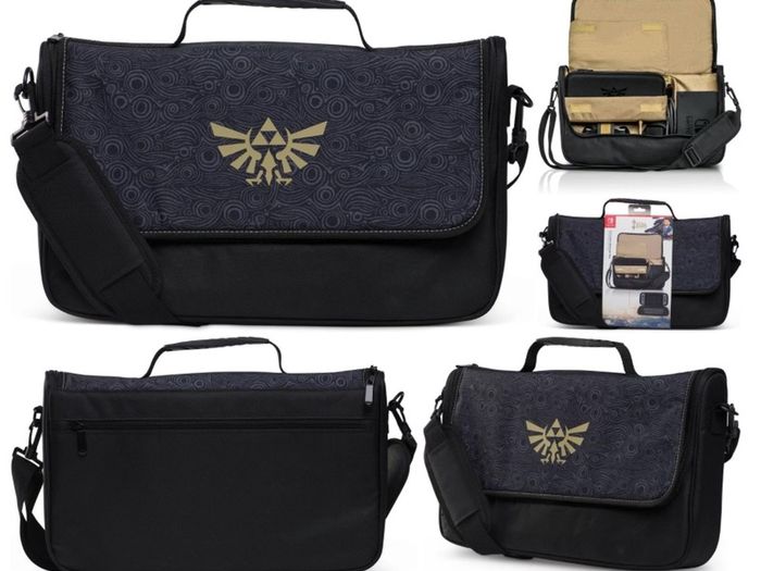 Nintendo Switch The Legend Of Zelda Breath Of The Wild Limited Edition Messenger Bag + Sturdy Case Kit [LIKE BRAND NEW]