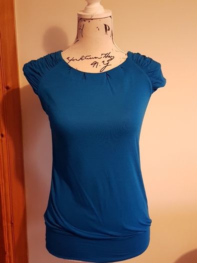 Size 8 Blue Top