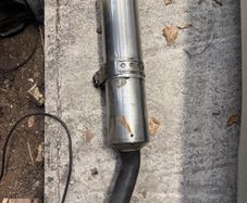 Yamaha FZS600 end can and link pipe