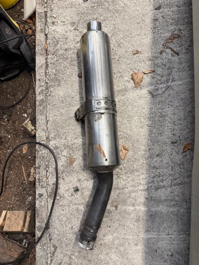 Yamaha FZS600 end can and link pipe