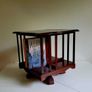 Vintage Irish Mahogany Table-Top Revolving Bookcase by The Kilkenny Woodworkers Image 8