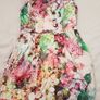 River island floral bow back tulip dress size 10 Image 2