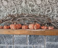 Autumnal crafts hand knit