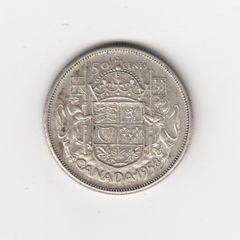 80% silver 1958 Canada 50 Cent coin (No. 336)
