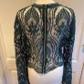 Stunning green Folkster top size 14-16 Image 3