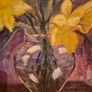 oil painting,daffodils in a vase by Jacqueline Healy Image 4
