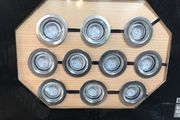 10 LED Cricular Decking Lights Blue Light Kit IP68