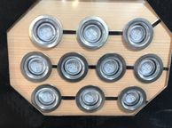 main image for ad 10 LED Cricular Decking Lights Blue Light Kit IP68