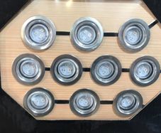 10 LED Cricular Decking Lights Blue Light Kit IP68