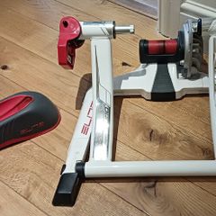 Elite Fluid Indoor Trainer and Wheel Support