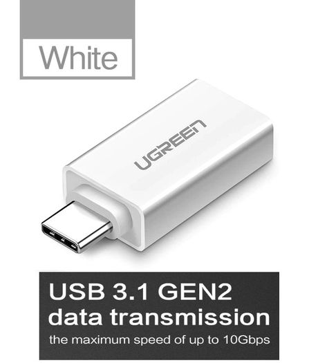 2 X Ugreen USB 3.1 Gen 2 (10 Gbps) Type-C (Male) to Type-A (Female) OTG Adapter/Convertor (Brand New/Warranty)