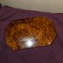 Vintage hand made Thuya Burl Wood Jewellery Box Image 3