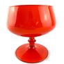 Mid century glass compote Image 2