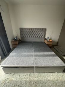 Super King Premium Ottoman Bed Frame with storage