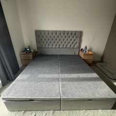 Super King Premium Ottoman Bed Frame with storage