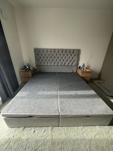 Super King Premium Ottoman Bed Frame with storage