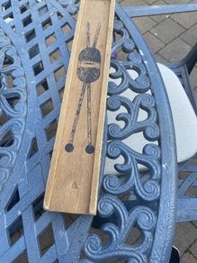 vintage knitting needle box