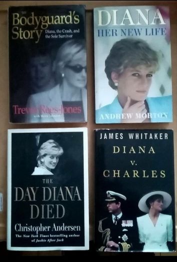 Royal Worcester Charles & Diana Marriage Plate & Four Books
