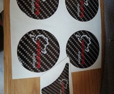 Nurburgring centre caps for alloy wheels
