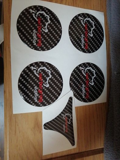 Nurburgring centre caps for alloy wheels