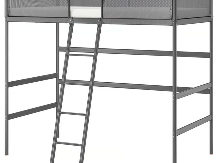 Loft bed frame