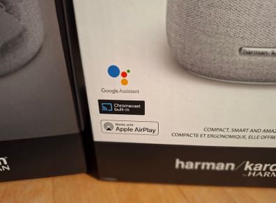 2 x Harman Kardon Citation One &  Apple Airplay & Google Home & Chromecast & Bluetooth & Hey Google & Hey Siri Stereo Pair  New  Boxed