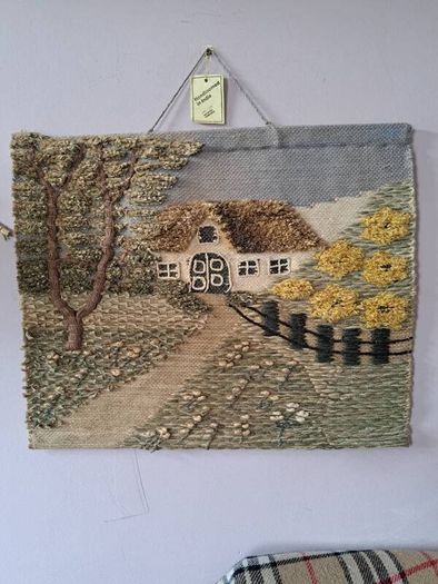 Vintage Jute wall hanging