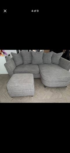 Beautiful grey sofa