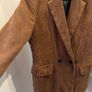 BERSHKA Tan Corduroy Blazer Jacket Size S! Image 5