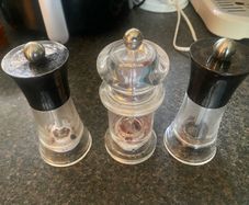 Acrylic Salt and Pepper Mill Grinder set