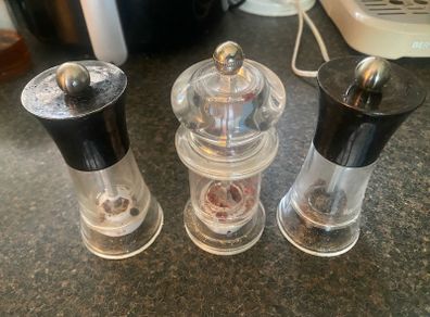 Acrylic Salt and Pepper Mill Grinder set