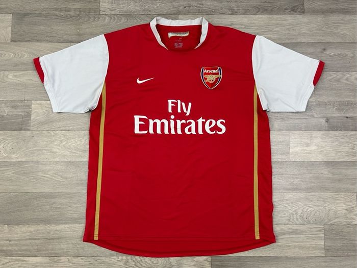 Genuine Vintage 2006 Nike Arsenal London Home Jersey Shirt Mens XL