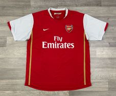 Genuine Vintage 2006 Nike Arsenal London Home Jersey Shirt Mens XL