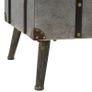 Coffee Table MDF and Aluminium 102x51x47.5 cm Image 5