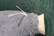 Hot water bottle. Long. Grey.