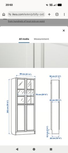 IKEA Billy Oxberg Bookcase