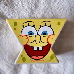 Rare SpongeBob SquarePants Ceramic Double Egg Cup (2006)