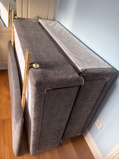 Bed frame with drawers (150x200, std king)