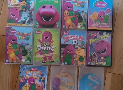 Free Barney DVDs x13