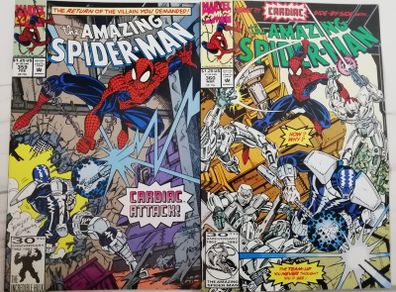 Amazing Spider-Man #359 & 360 1st Carnage Cameo, Cardiac Appearance (1992)
