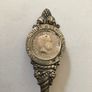 Antique Portuguese Silver Coin Souvenir Spoon Image 3
